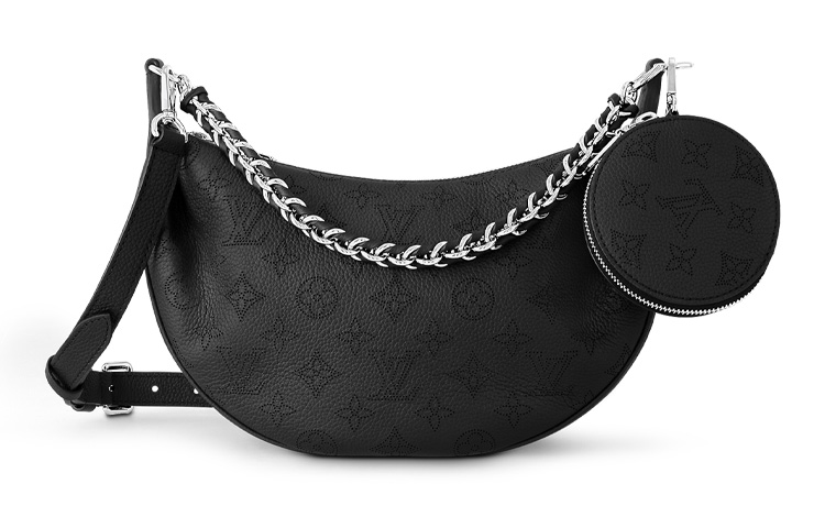 LOUIS VUITTON 송아지 가죽 숄더 백, 크로스 백 S 여성 블랙 L26*W7.5*H17cm