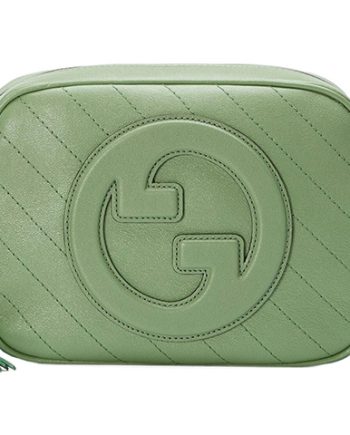 구찌 블론디 스몰 숄더백 그린 레더 L21*W5*H15.5cm