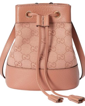 구찌 오피디아 Gg 미니 미니백 핑크 캔버스 L15.5*W9*H19cm