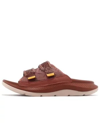 HOKA ONE ONE ORA Luxe 일자 슬리퍼 브라운 1134150-HSPW