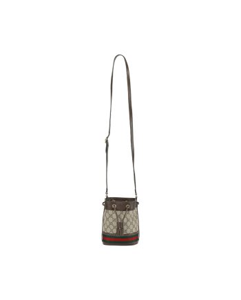 구찌 오피디아 Gg 미니 버킷백 브라운 L15.5*W9*H19cm