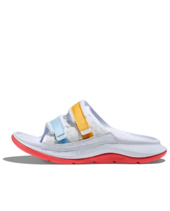 HOKA ONE ONE ORA Luxe 일자 슬리퍼 카멜리아 오렌지  1134150-WCLL