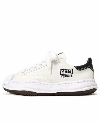 메종 미하라 야스히로 블레이키 OG 솔 캔버스 로우탑 스니커즈 화이트 A08FW735-WHITE
