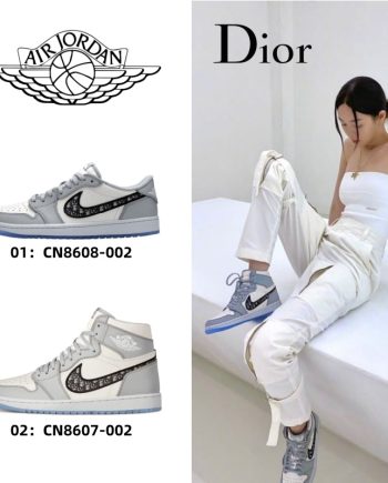 조던 1 x 디올 로우 OG CN8608-002/CN8607-002