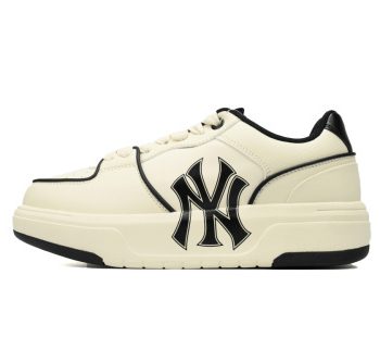 MLB NY 청키 라이너 화이트 블랙 3ASXCA12N-50MHS
