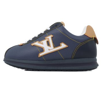 LOUIS VUITTON Nigo 콜라보레이션 버터스소프트 FW25 로우탑 캐주얼화 남성 블루 1AIKHY
