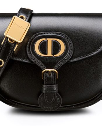 DIOR 보비 소가죽 핸드백, 숄더 백, 크로스백 엑스트라 미니 여성 블랙